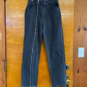 Zara Zipper Jeans Size 4
